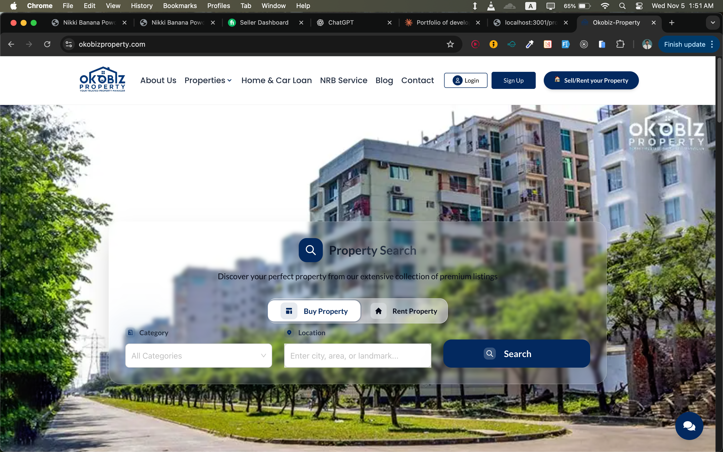 Okobiz Property Platform